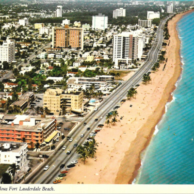 Aerial Fort Lauderdale Beach (Front)