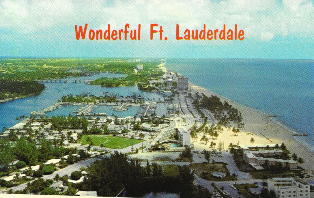 Wonderful Ft Lauderdale postcard